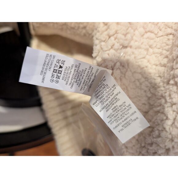 Lucky Brand Sherpa Coat • XXL • Cream Fleece • Cozy Lined • Men’s Outerwear - Picture 9 of 11